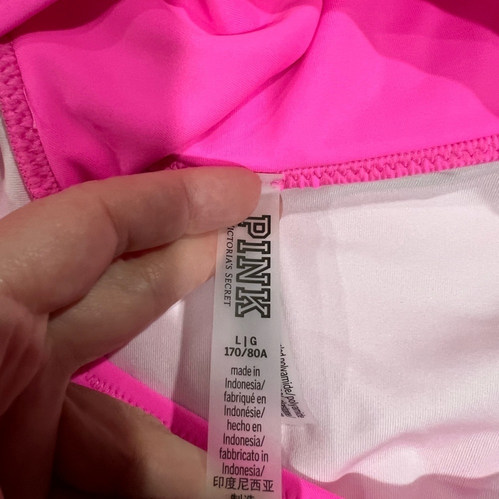 NWT VS Victoria Secret pink bikini swim suit L XXL - Picture 10 of 10
